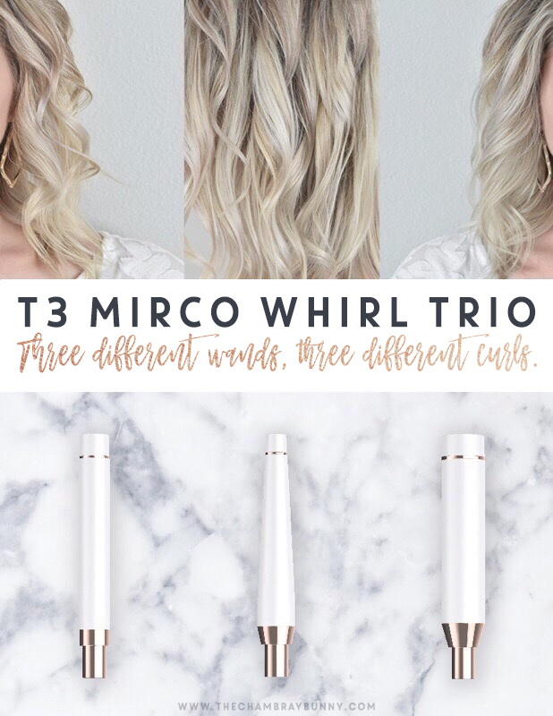 Three Different Curling Wands, Three Different Curls - T3 Micro Whirl Trio  Review + Discount Codes! • The Chambray Bunny