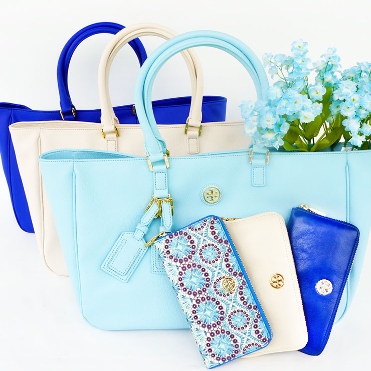 Pretty Blue Seersucker + Bows! (AND a Tory Burch Giveaway!!) • The ...