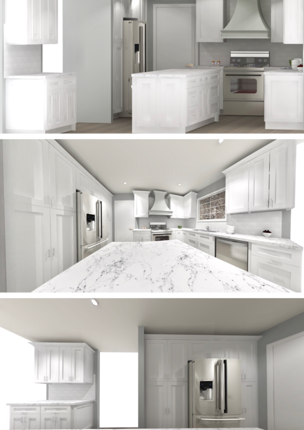 Lily Ann Cabinets 3D Render
